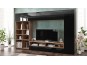Секция ZITA (brandy castello oak/MDF black gloss)